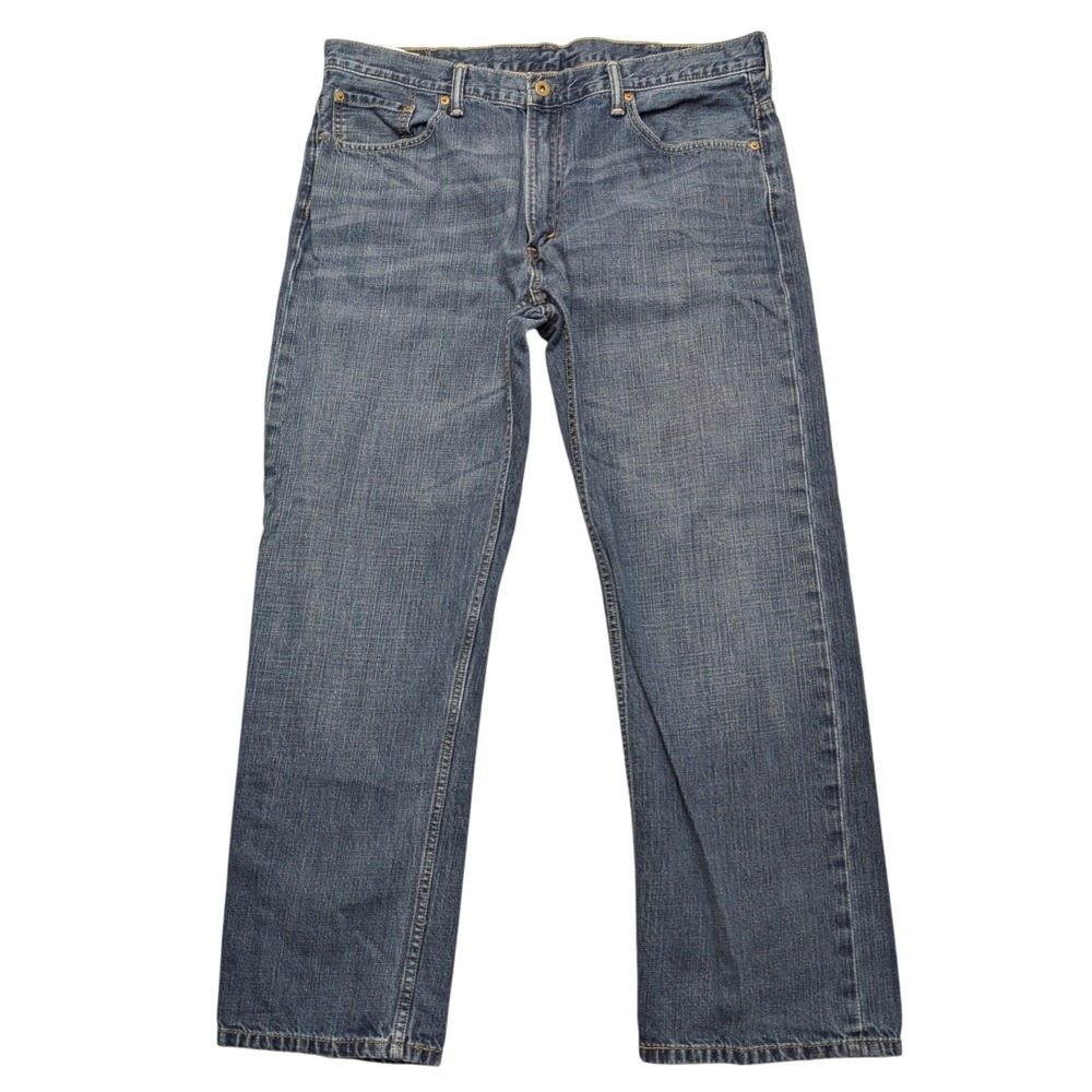 Levi's 569 Loose Straight Jeans Mens 38x32(38x30) Blue Medium Wash Denim